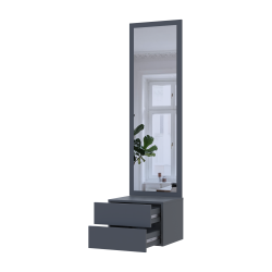 Sideboard with mirror Sola Graphite chipboard / mirror 45x40x168.6 (44900342)